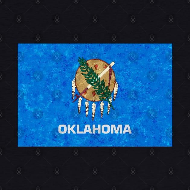 State flag of Oklahoma by Enzwell